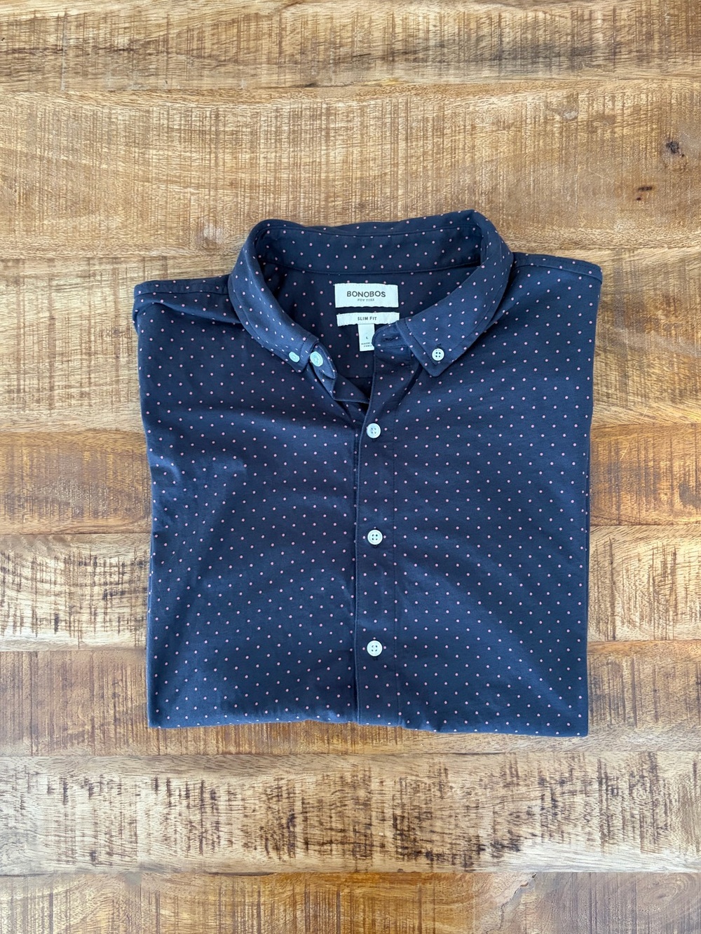 Bonobos Riviera Polka Dot Short Sleeve Button Up Shirt